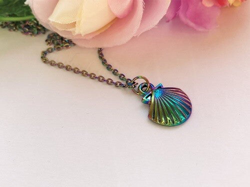 Travellers charm shell necklace for good health wishes
