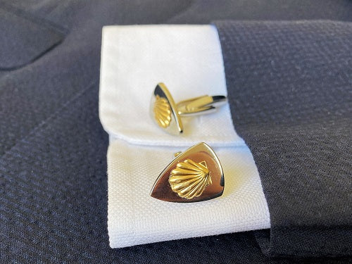 Travellers shield cufflinks