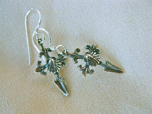 St James cross Camino earrings to wish a safe trip