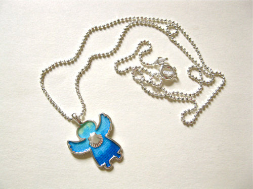 Guardian Angel necklace with Tau traveller symbol