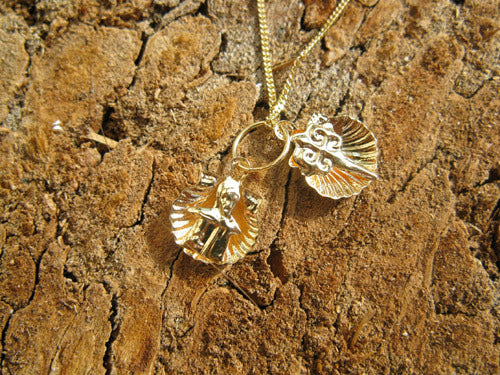 Santiago shell necklace - gold