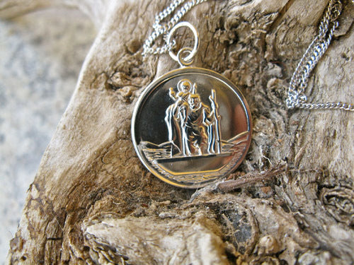 St Christopher necklace for a great trip