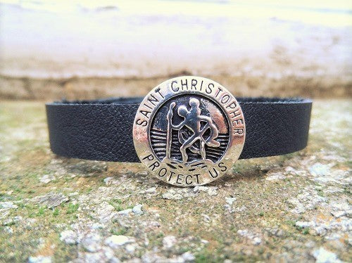 St Christopher safe travels bracelet