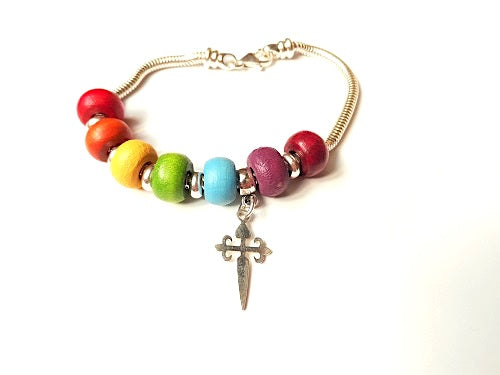 St James bracelet - Rainbow of Hope