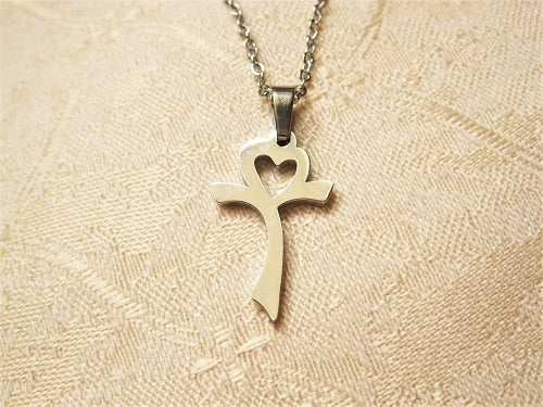 Cross necklace for spiritual healing and wellbeing